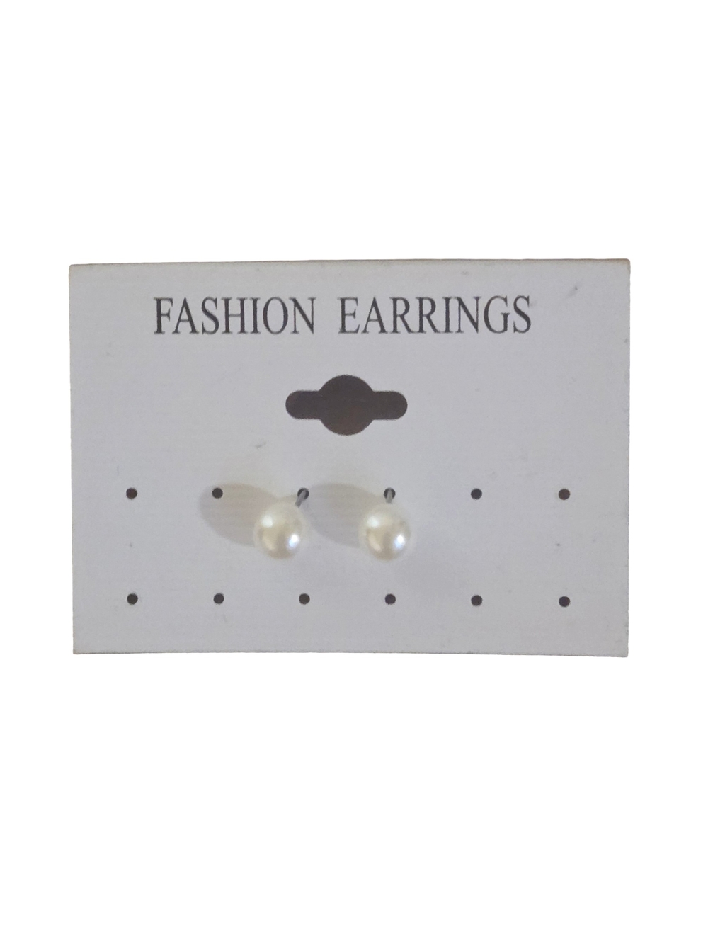 White Pearl Stud Earrings